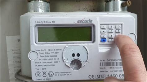 how to get a gas reading on a smart meter